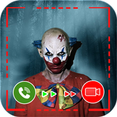Killer clown  call icon