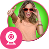 Find girls and boys friends in video chat icon