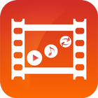 Video Background Music Changer. Add mp3 to mp4 icône