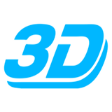 3D Video Player আইকন