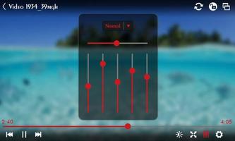 Hd Video Player Equalizer captura de pantalla 1