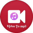 Video To mp3 converter أيقونة