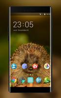 Theme for Videocon V1546 Hedgehog Wallpaper poster