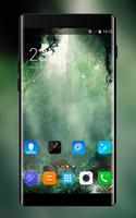 Theme for Videocon V1635 Fantasy Forest Wallpaper Plakat