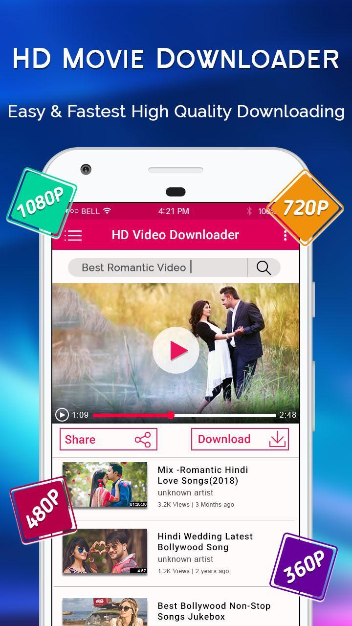 HD Video Downloader 2018 HD Movie Downloader APK pour Android Télécharger