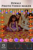 Diwali Photo Video Movie Maker imagem de tela 1