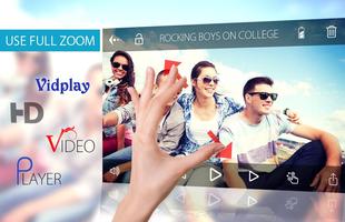 HD Video Player : Music Play capture d'écran 1