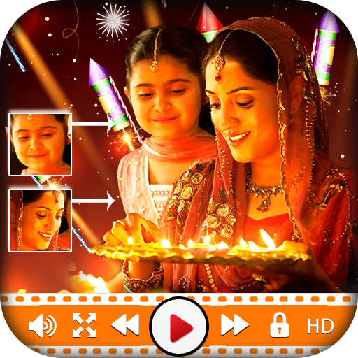 Diwali Photo Video Music Maker 2017