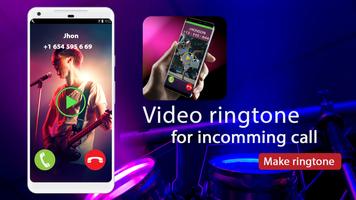 Video ringtone incoming call ringtone maker Ekran Görüntüsü 1