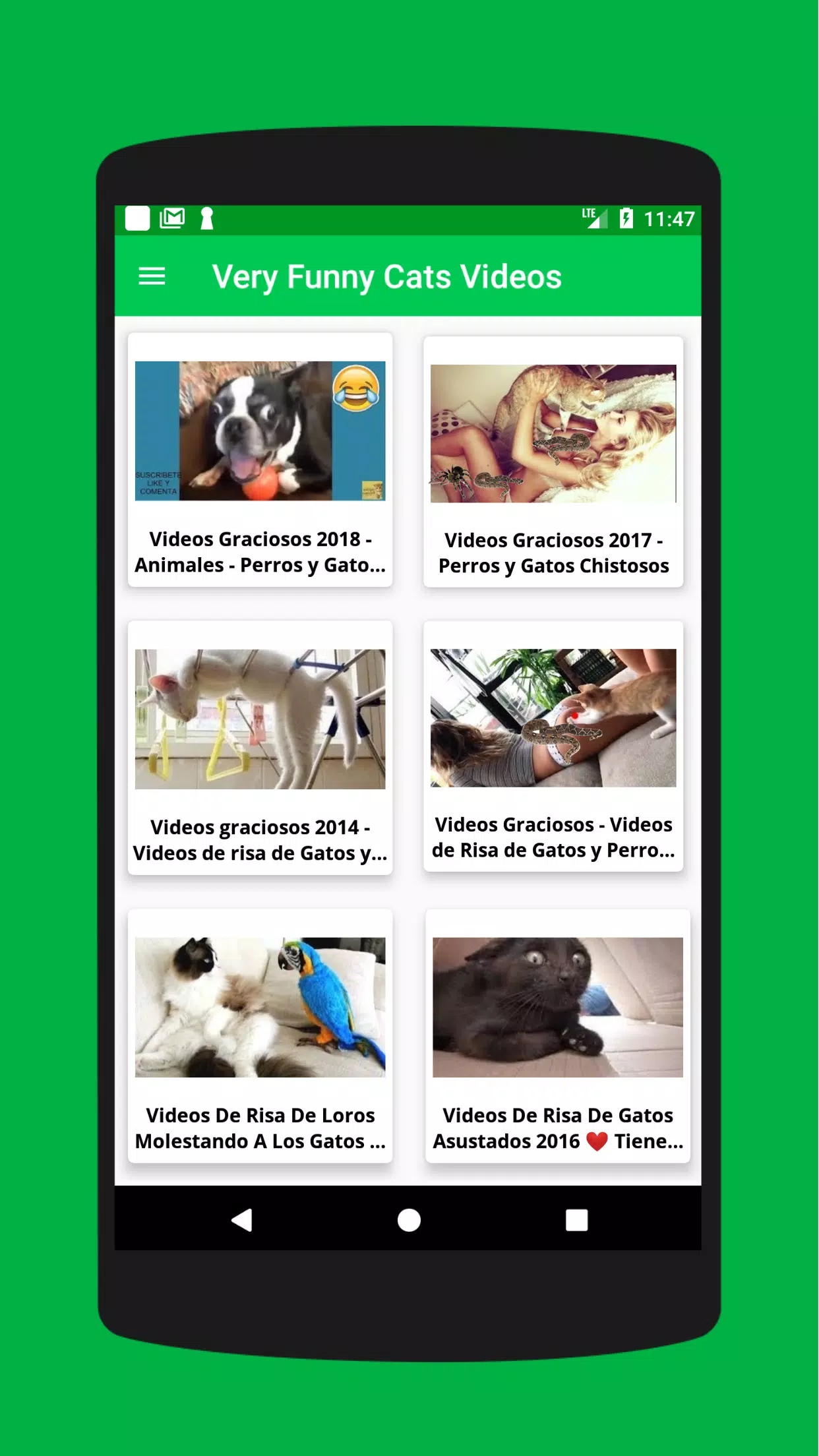 Descarga de APK de Videos de Gatos Graciosos y Risa para Android