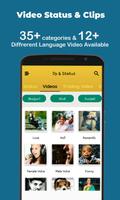 Vi Video : Free Videos for WhatsApp status Affiche