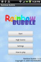 Rainbow Bubble Affiche