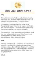 View Legal Estate Admin poster