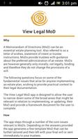 View Legal MoD poster