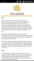 View Legal MoD Affiche