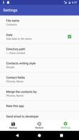 Save contacts to txt PRO captura de pantalla 3