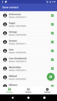 Save contacts to txt PRO Poster