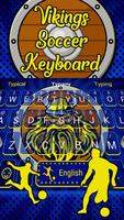 Tema del teclado Vikings Soccer Keyboard Poster
