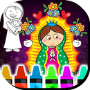 Màu virgin mary màu cuốn sách APK