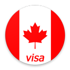 Canada visa icône