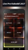 Pro Kabaddi Schedule 2017 ポスター