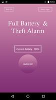 Full Battery & Theft Alarm PRO ภาพหน้าจอ 1