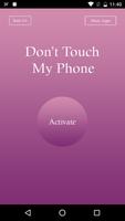 Don't Touch My Phone - Alarm. পোস্টার