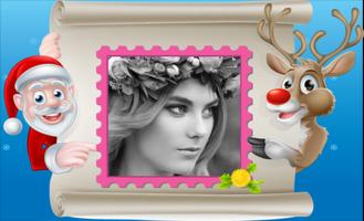 Christmas and new year frames Affiche