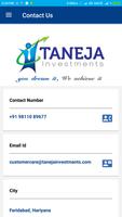 Taneja Investments App تصوير الشاشة 1
