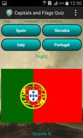 Capitals and flags Quiz screenshot 1