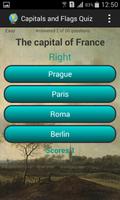 برنامه‌نما Capitals and flags Quiz عکس از صفحه