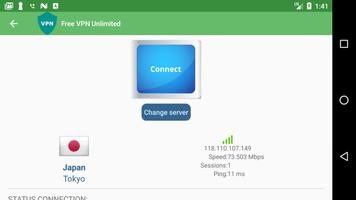 Free VPN Unlimited captura de pantalla 2