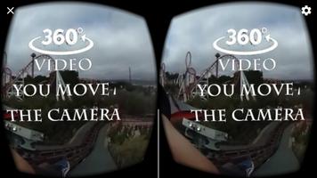 VR roller coaster 360 Affiche