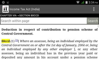 1 Schermata Income Tax Act