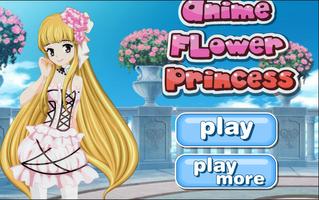 Princess Flower Dress Up Affiche