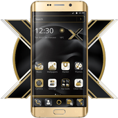 Black Gold X Launcher ikona