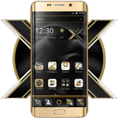 Black Gold X Launcher icon