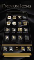 Black Gold X Launcher captura de pantalla 2