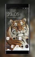 Theme for Xolo Q900 Tiger Wallpaper Affiche