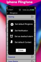 iPhone Ringtones for Android - Phone X Ringtone اسکرین شاٹ 1