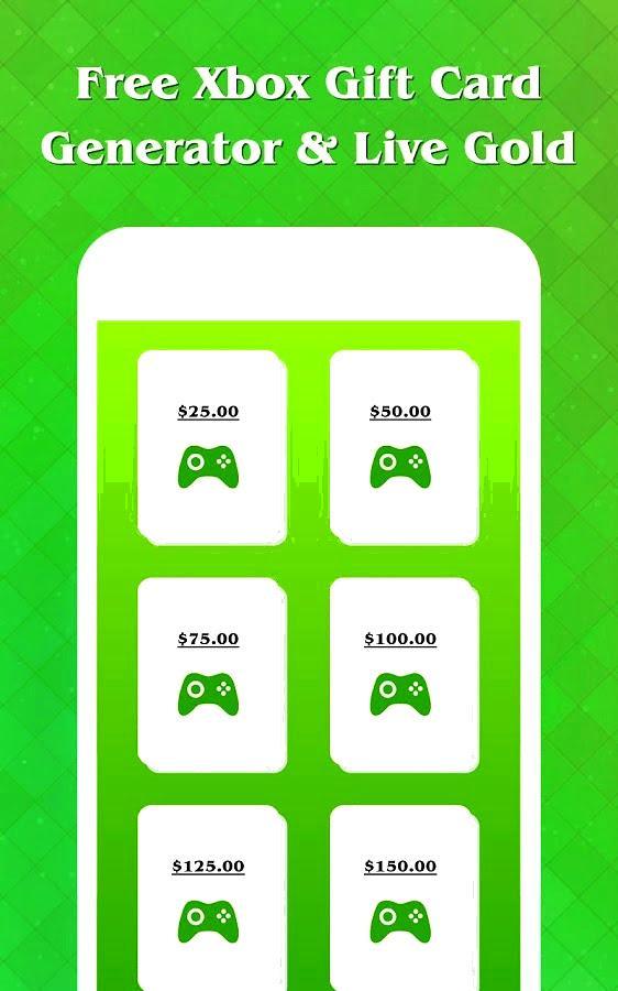 Free Xbox Gift Card Codes Live Gold Membership For Android Apk Download - free roblox card codes live 2018