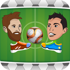 Messi Ronaldo Football Challenge Zeichen