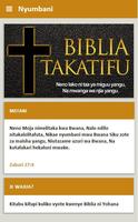 Biblia Kiswahili poster