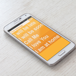 One click sms icon