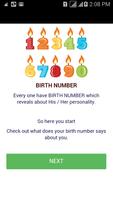 Your Birth Number Affiche