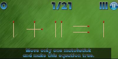 Roman Math XXI Matchstick poster
