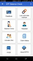 Check EPF Balance Online - PF Passbook UAN 2018 পোস্টার