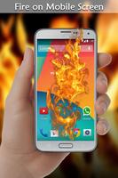 Fire on Screen Prank poster