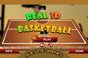 Poster Real 3D Basket Gioco