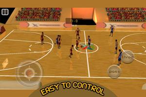 حقيقية 3D لعبة كرة السلة تصوير الشاشة 3